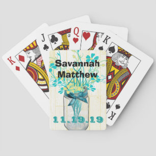 Baralho Mason Jar Personalizou Presentes de Placa de Repro