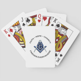 Baralho Masonic Playing Cards Blue