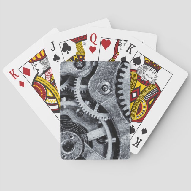 Baralho Mecânica de peças de tempo (Verso)