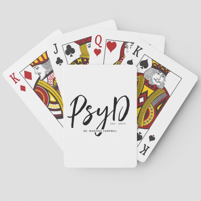 Baralho Médico de PsyD Personalizado (Verso)
