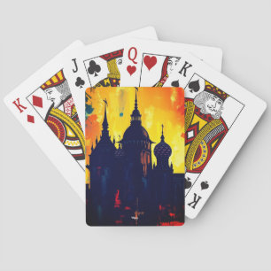 Baralho Medieval castle art deck