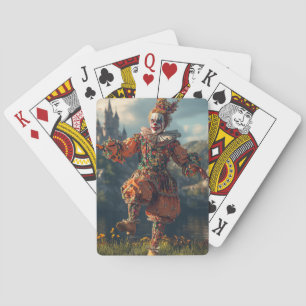 Baralho Medieval Jester. Surreal art for your game