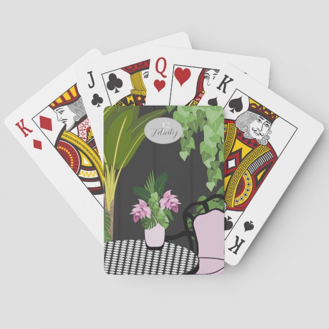 Baralho Medinilla Mesa Centerole Courtyard Monograma (Verso)