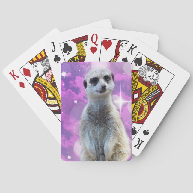 Baralho Meerkat Com Sparkle, (Verso)