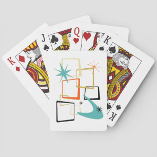 Baralho Meio século de Starburst de Boomerang em Quadrados