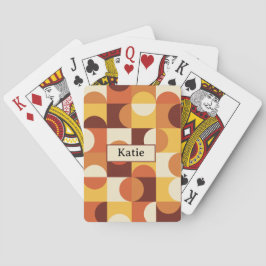 Baralho Meio século Metade dos círculos Cor de laranja ama