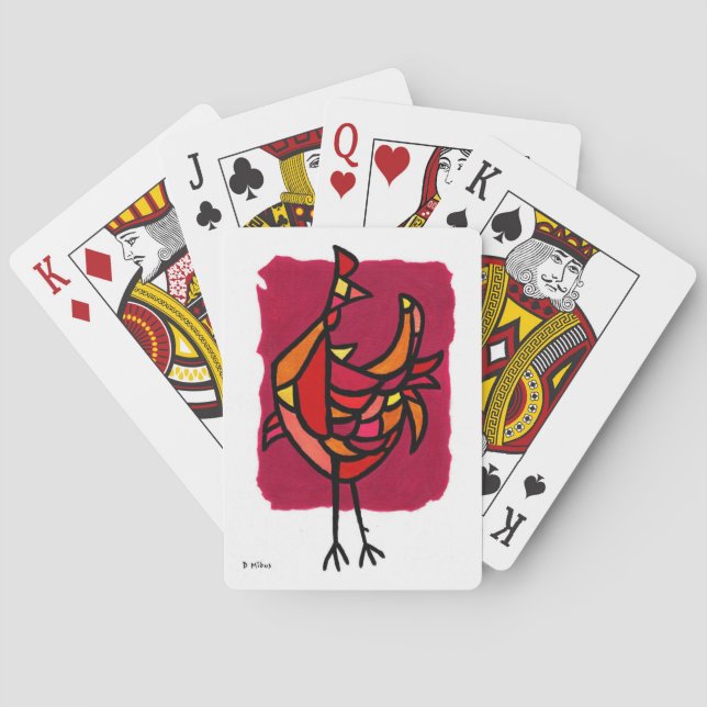 Baralho Meio século Modern Rooster (Verso)
