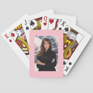 Baralho Melania Trump em um Playing Card Deck