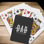 Baralho Melhor Pai Desde 20XX O Disquete Simples Moderno<br><div class="desc">Esta design simples e moderna é composta por tipografia sã-serif.</div>