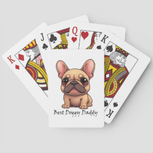 Baralho Melhor Papai Cachorrinho Bulldog Francês Pet Cacho