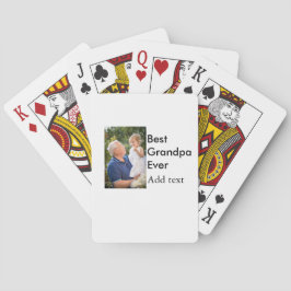 Baralho Melhor vovô já adicionou nome de foto elegante