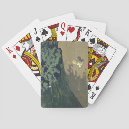 Baralho Menina correndo atrás de uma bola vermelha (infânc