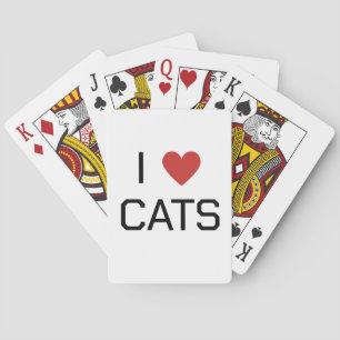 Baralho Mensagem I Heart Cats