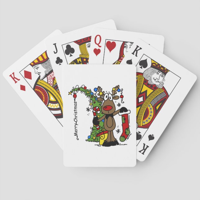 Baralho Merry Christmas Reindeer (Verso)