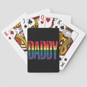 Baralho Mês do Orgulho Gay do Papai Dia dos Pais LGBTQ Arc