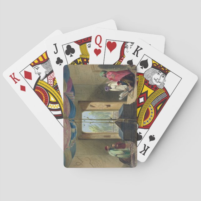 Baralho Mesquita e túmulo do imperador Sooltaun Mahmood de (Verso)