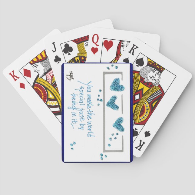 Baralho Meu amigo: "Você faz o Especial do Mundo" (Verso)