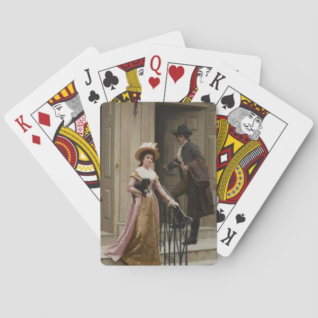 Baralho Meu vizinho de porta próxima (Casal flertando) (Be (Verso)