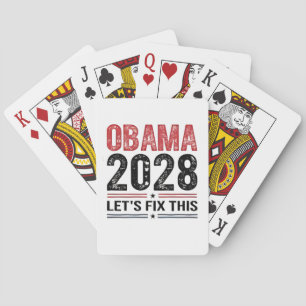 Baralho Michelle Obama para o Presidente Obama 2028