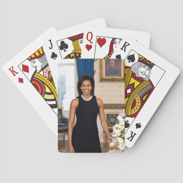Baralho Michelle Obama Playing Cards (Verso)