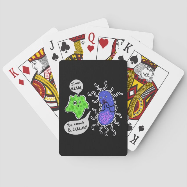 Baralho Micróbios virais (Verso)