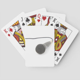 Baralho Microfone do estúdio