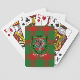 Baralho Middleton Scottish Clan Tartan & Crest