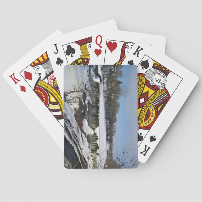 Baralho Milwaukee River, West Bend, Wisconsin (Verso)