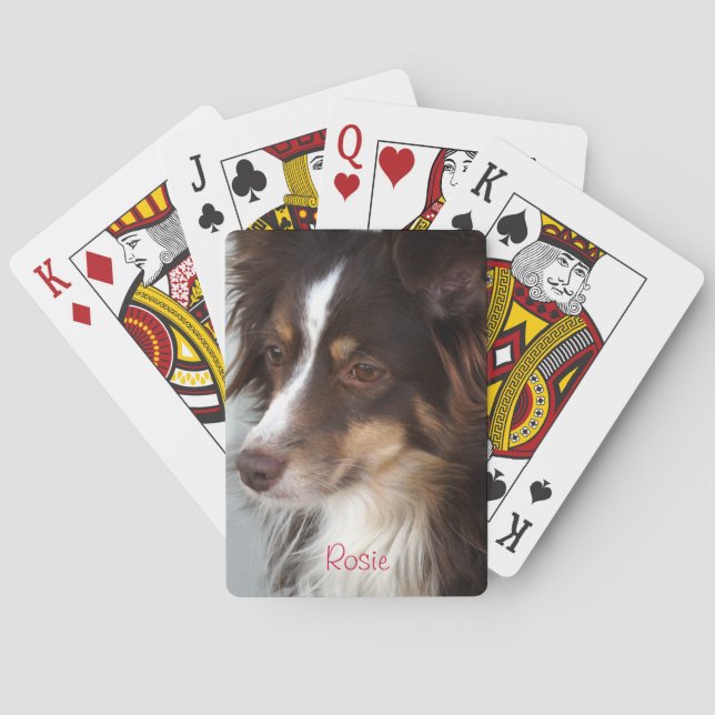 Baralho Mini cartões de jogar australiano - personalize (Verso)