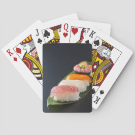 Baralho Minimalist Sushi on Leaf Presentation