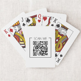Baralho Minimalista Código QR Scan Me Negócios