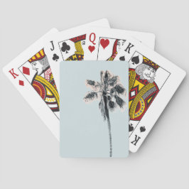 Baralho Mint Tropical Rosa Palm Tree