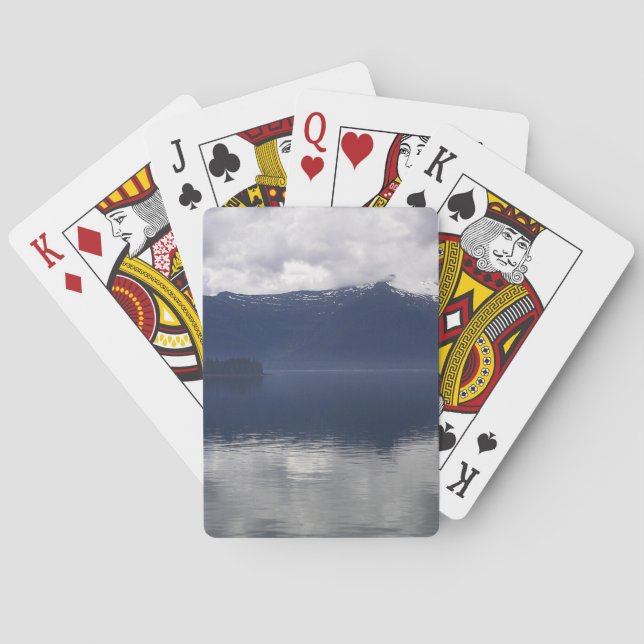 Baralho Misty Alaskan Sea in Shades of Blue (Verso)