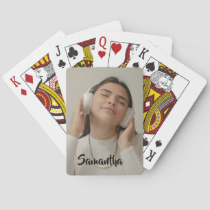 Baralho Modelo de Foto e Nome Personalizado