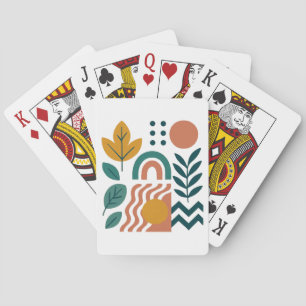 Baralho Modern Boho Abstrato Nature Wall Art