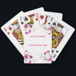 Baralho Modern Wildflower Garden Border<br><div class="desc">Bring your love to life with this truly unique PLANNER featuring a breathtaking border of vibrant magenta pink cosmos flowers and wildflowers. The delicate blooms and green buds are beautifully mirrored at the top and bottom of the crystal-clear panel, creating a whimsical and sophisticated natural frame for your personalized wedding...</div>