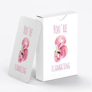 Baralho Moderno Você É Uma Beleza Incrível Flamingo Ros