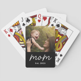 Baralho Mom Established Script Black Photo