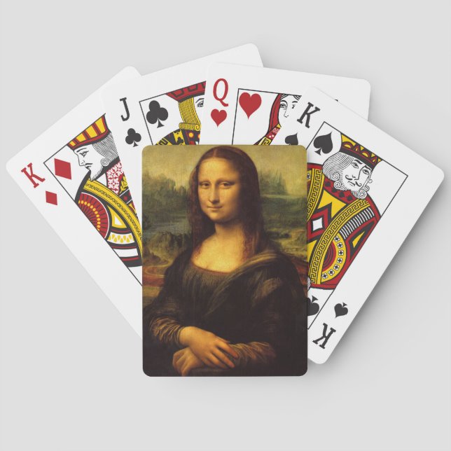 Baralho Mona Lisa, Leonardo da Vinci (Verso)