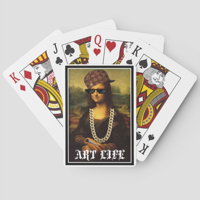 Baralho Mona Lisa Thug Life Art Life (Verso)