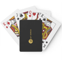 Monograma Dourado e negro elegante