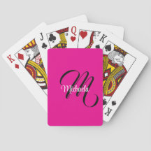 Monograma inicial minimalista moderno nome rosa qu