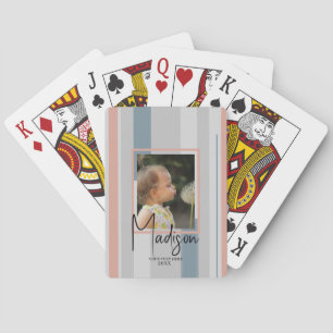 Baralho Monograma Personalizado Reprodução de fotos padr