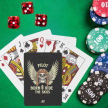 Monograma - Piloto de Crânio Nascer para Céus de E