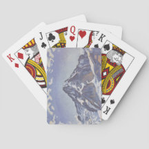 Montanha Monge Com Nuvens (Ferdinand Hodler)