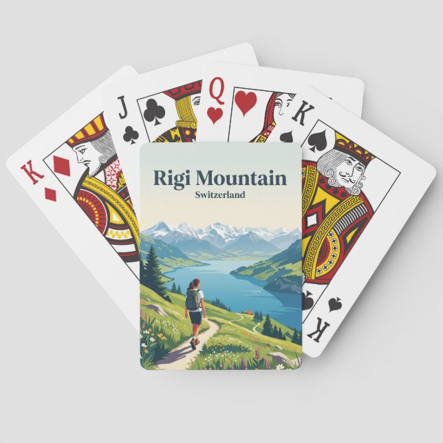 Baralho Montanha Rigi Suíça (Verso)