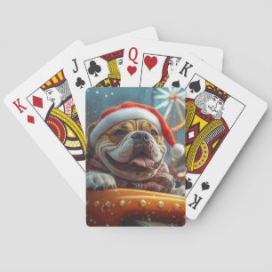 Baralho Montanha-russa de cachorro Bullmastiff Natal