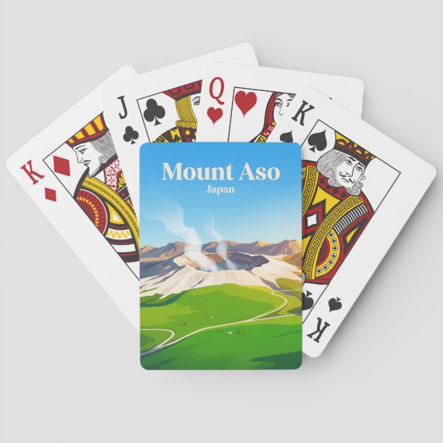 Baralho Monte Aso Japão (Verso)