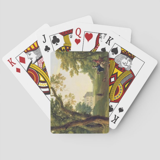 Baralho Monte Kennedy, condado Wicklow, Ireland, 1785 (Verso)