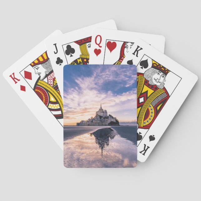 Baralho Monuments | Mont Saint-Michel, Normandy France (Verso)